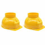 Industrial Safety Construction Helmet – Loader Hard Hat for Outdoor & Site Work | Shock Resistant Protective Head Gear Kunplast
