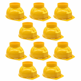 Industrial Safety Construction Helmet – Loader Hard Hat for Outdoor & Site Work | Shock Resistant Protective Head Gear Kunplast