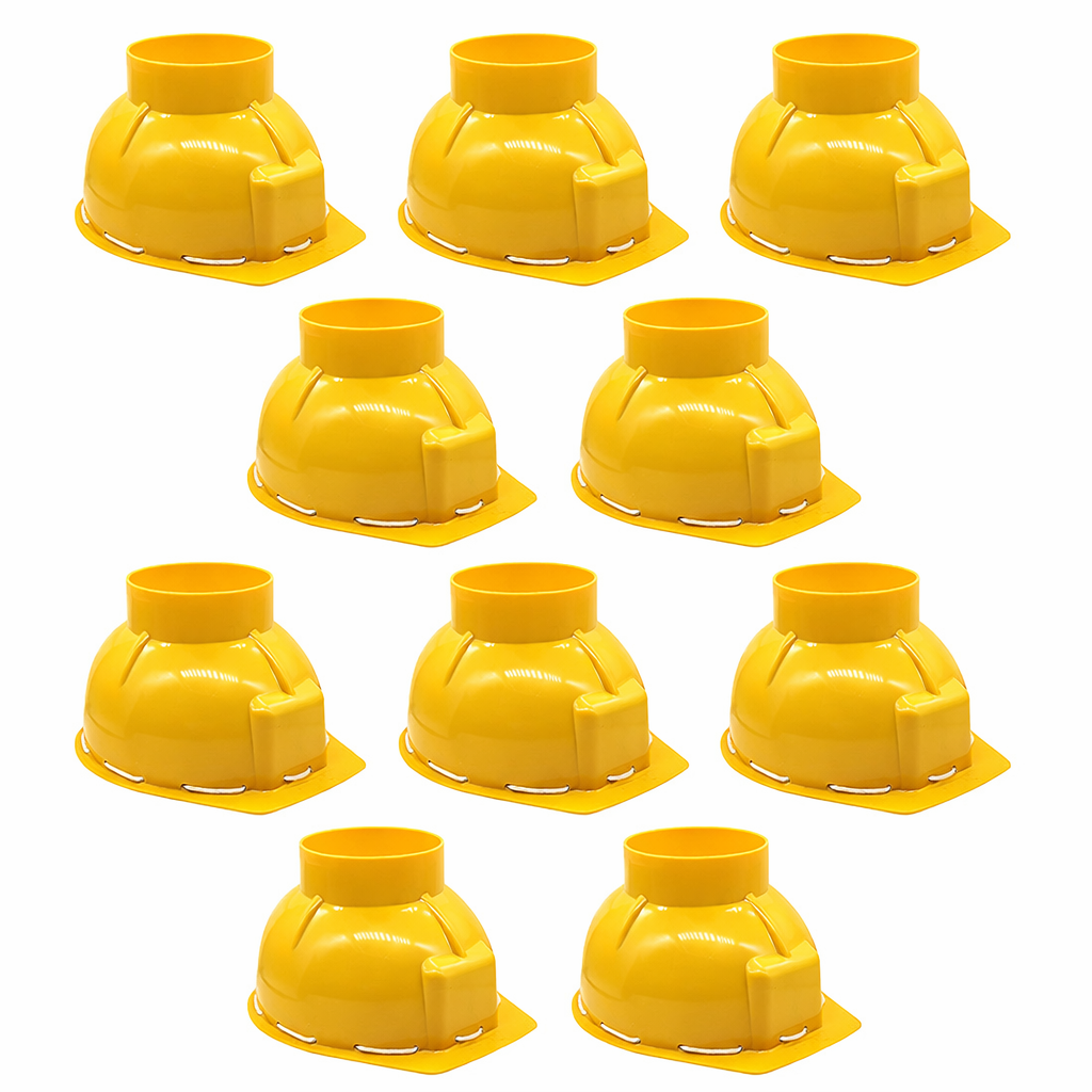 Industrial Safety Construction Helmet – Loader Hard Hat for Outdoor & Site Work | Shock Resistant Protective Head Gear Kunplast