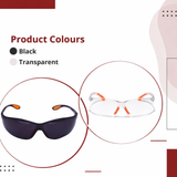 Scratch-resistant, UV-protected, dust-protected polycarbonate unbreakable safety goggles Kunplast